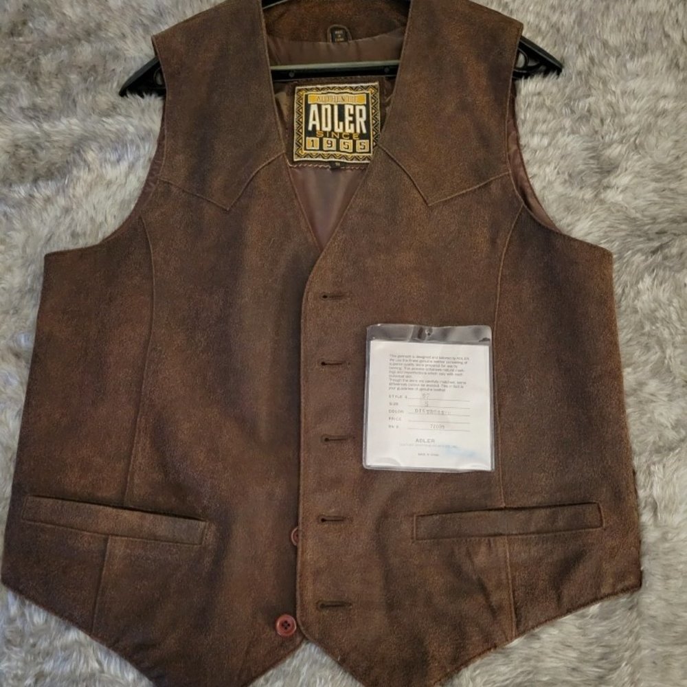 Adler Leather Vest
